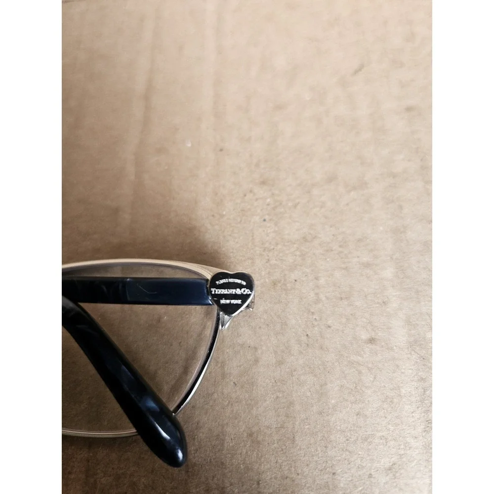 Tiffany & Co. Eyeglass Frames 50-16-135 Semi Rimless Blue Purple Italy Women's